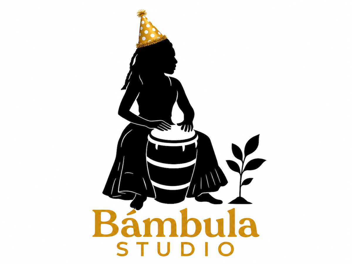 Bámbula Studio anniversary logo